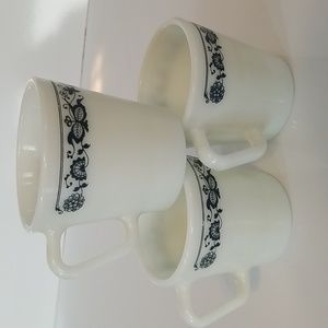 Vintage Pyrex mugs